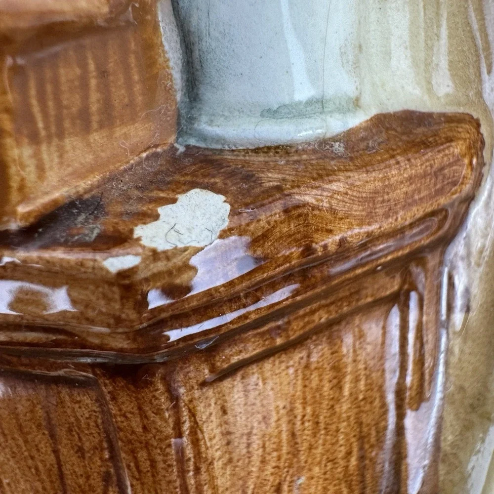 Vtg 1978‎ Sears Pioneer Woman Ceramic Jar Japan Country Decor